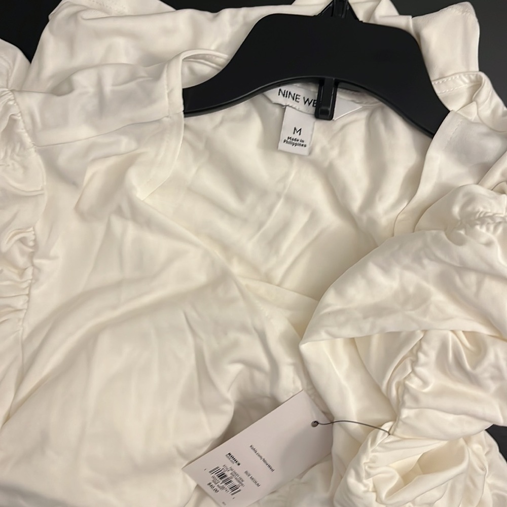 Scrunchy white Blouse
